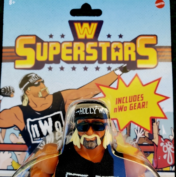 Mattel Hollywood Hulk Hogan 5.5 inch Action Figure - GLF25 NWO WWE NEW 2021 - Picture 2 of 9